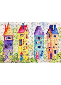 MicroPuzzles: Gnome Homes (150 pieces)